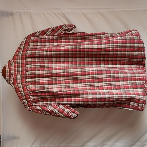 Cremieux Short sleeve plaid button shirt large - Picture 4 of 5